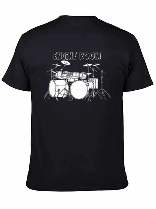 Engine Room Drum Set Graphic T-Shirt