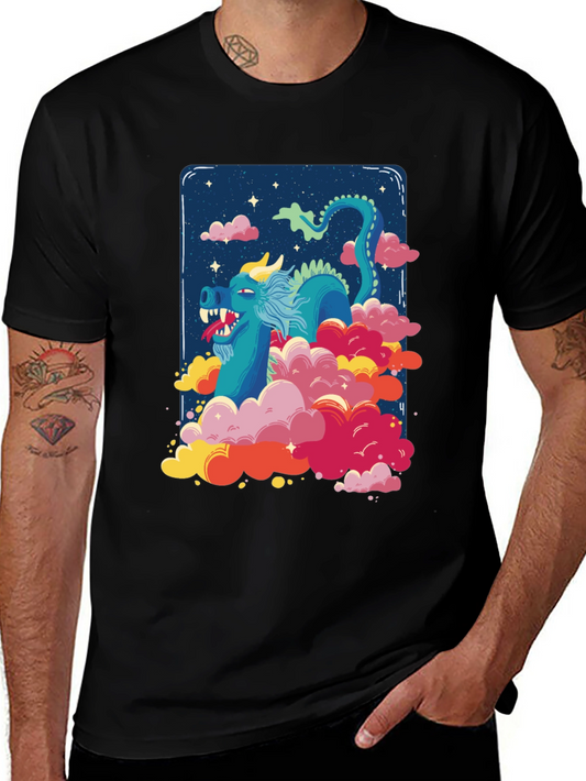Dragon in the Clouds Graphic Tee