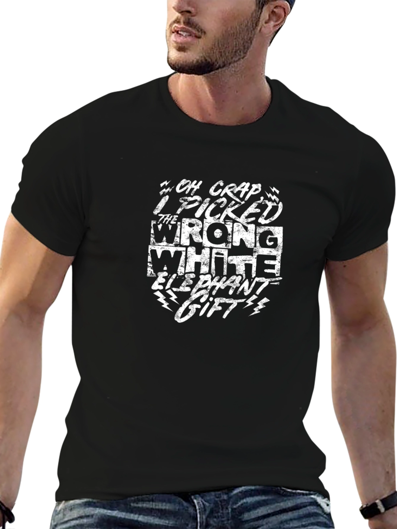 Funny White Elephant Gift T-Shirt