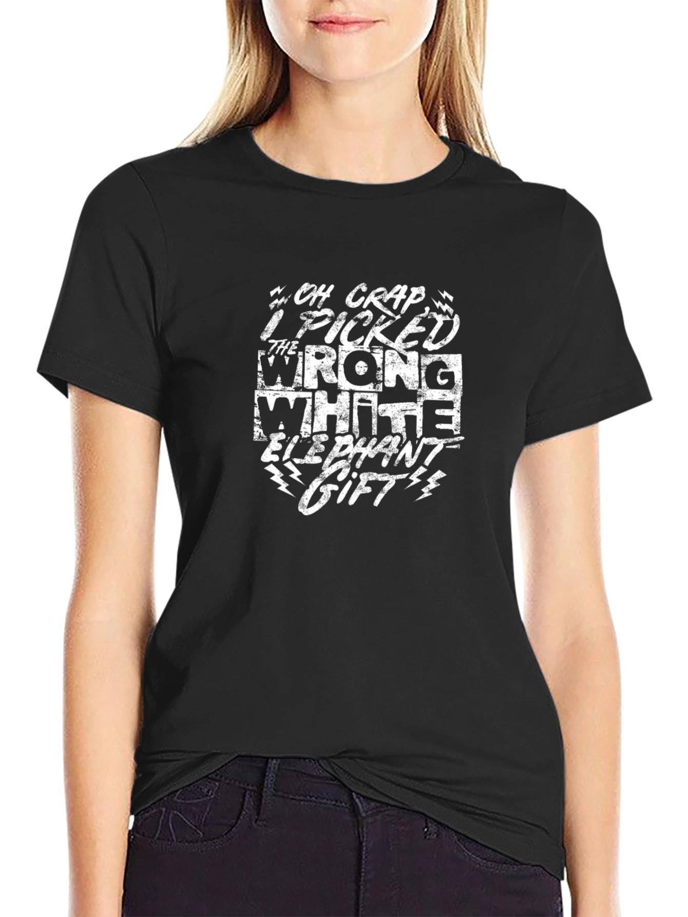Funny White Elephant Gift T-Shirt