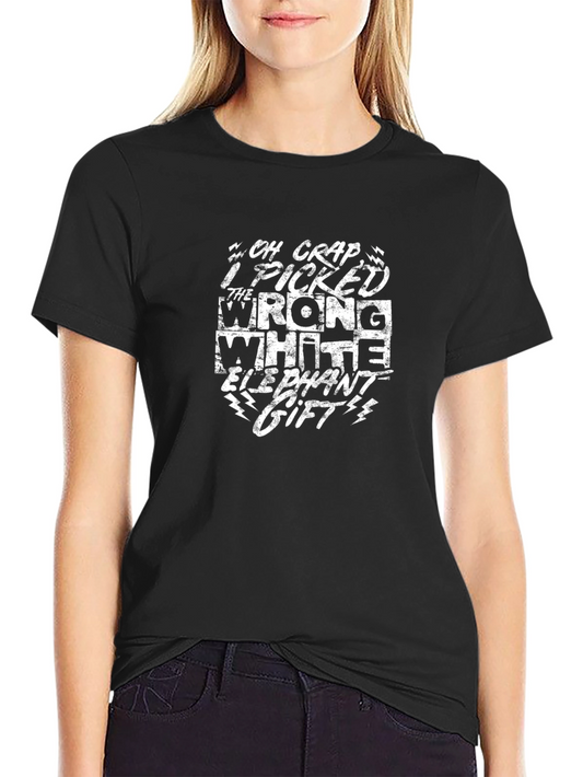 Funny White Elephant Gift T-Shirt