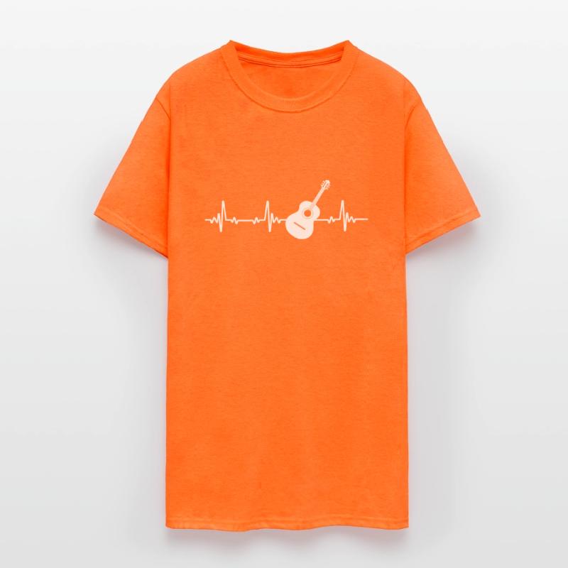 Acoustic Guitar Heartbeat Musician Band Guitars