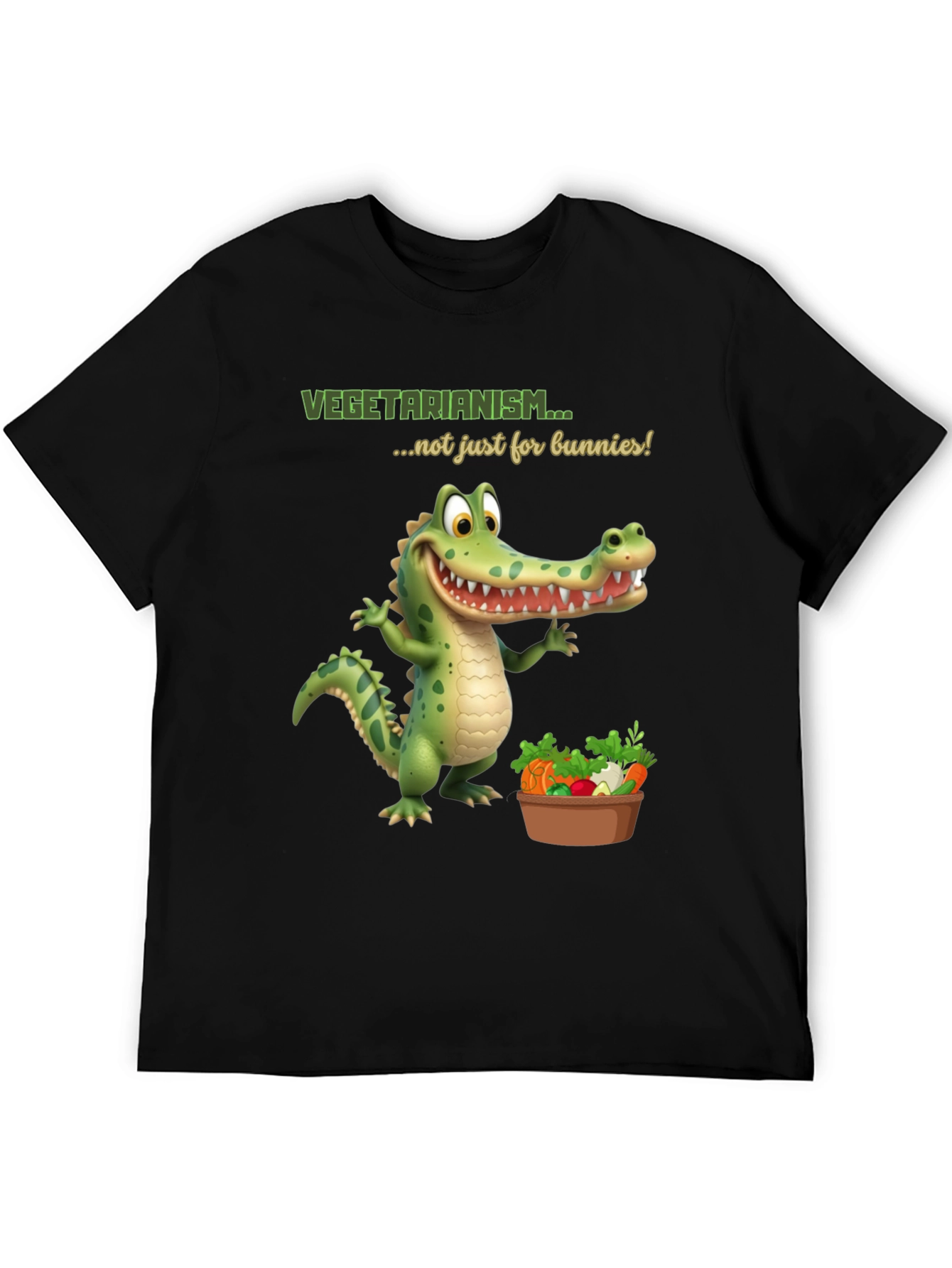 Vegetarian Alligator T-Shirt - Funny Vegan Tee