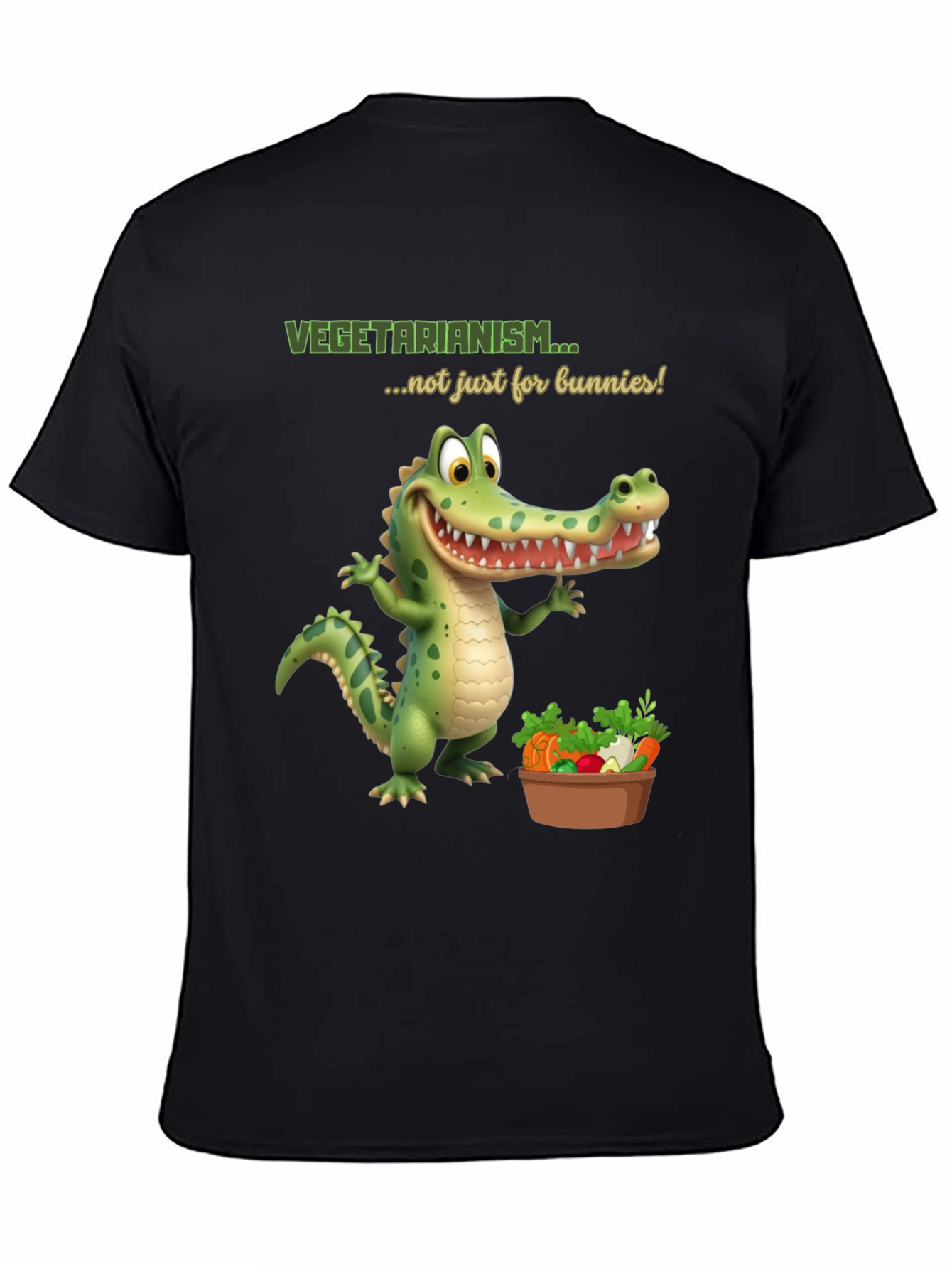 Vegetarian Alligator T-Shirt - Funny Vegan Tee