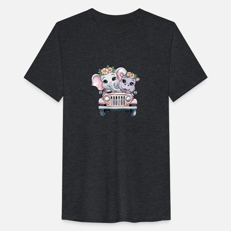 Adorable Elephant and Hippo Flower Adventure in