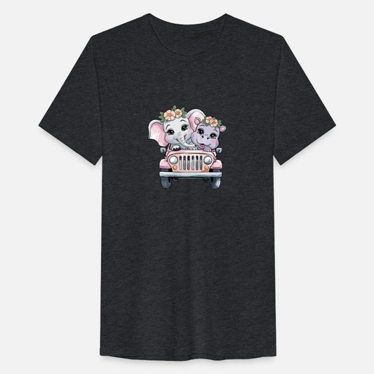 Adorable Elephant and Hippo Flower Adventure in