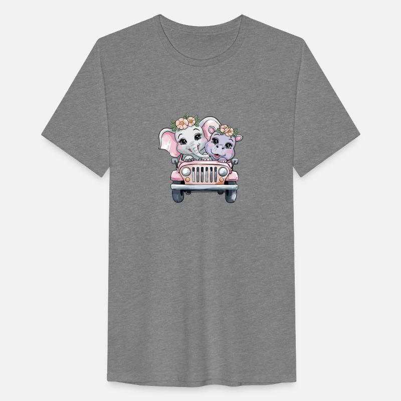 Adorable Elephant and Hippo Flower Adventure in