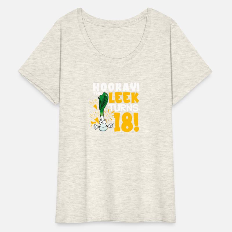 Adult 18th Bday Hooray The Leek Turns 18 Years Old