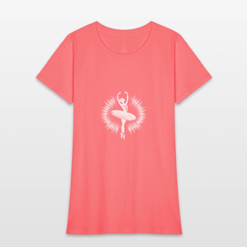 Aesthetic Dance Illustration Of A Ballerina