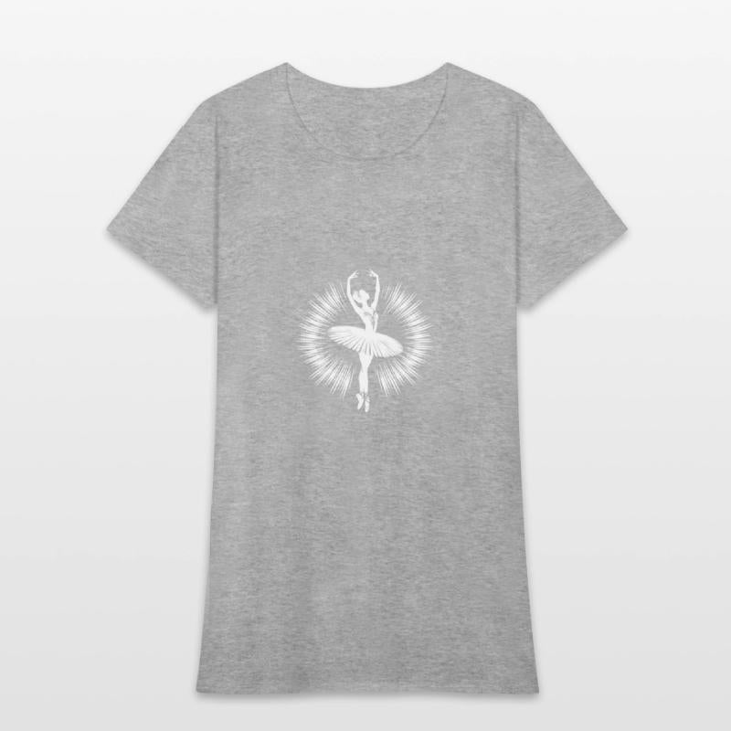 Aesthetic Dance Illustration Of A Ballerina