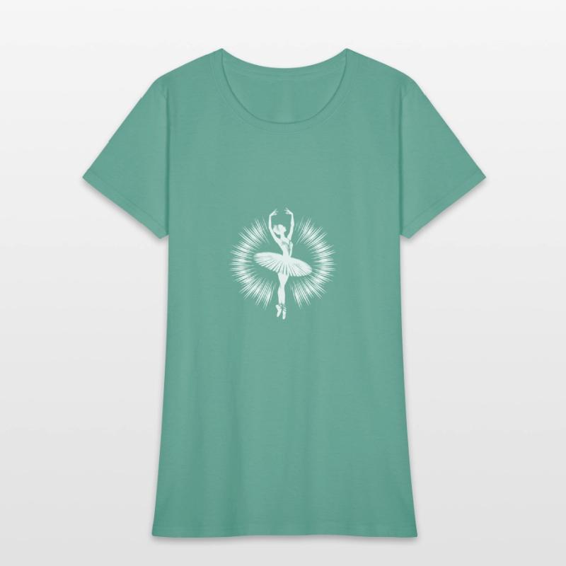 Aesthetic Dance Illustration Of A Ballerina