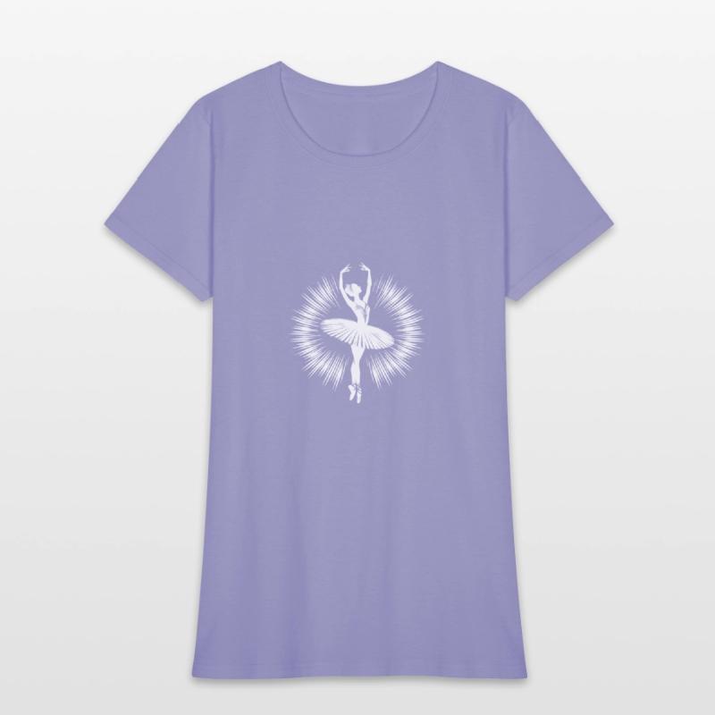 Aesthetic Dance Illustration Of A Ballerina