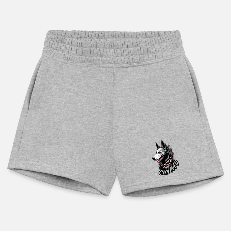 Aggressive Husky with Chain Necklace Design