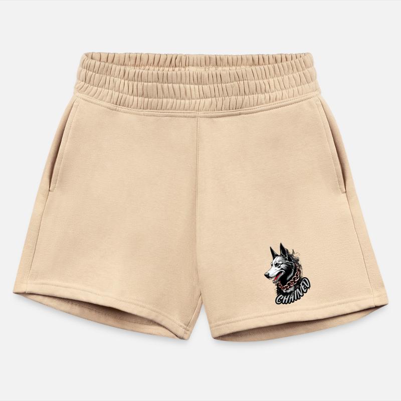 Aggressive Husky with Chain Necklace Design