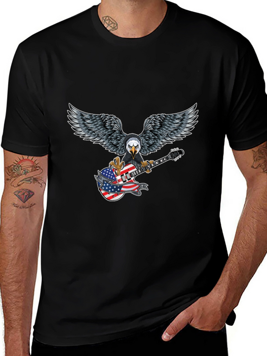 Eagle Guitar T-Shirt: American Pride Tee