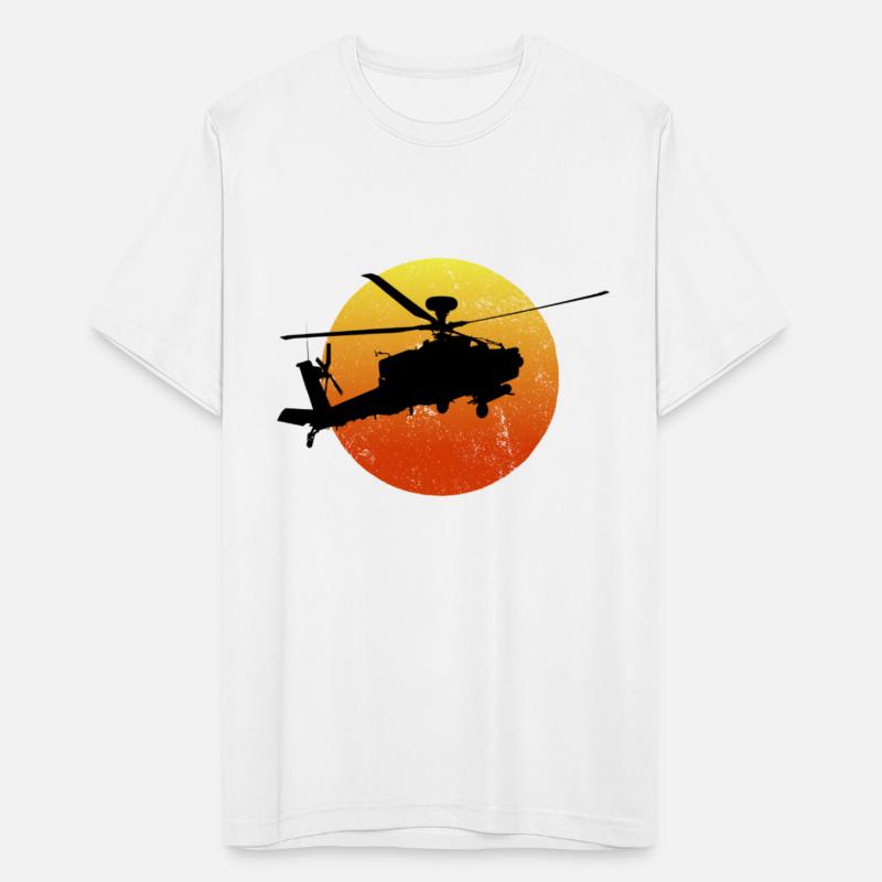 AH-64 Apache Silhouette Sunset Military AH64