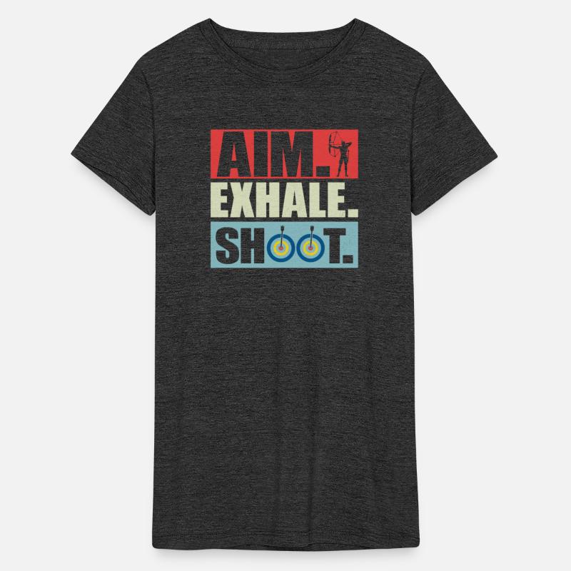 Aim Exhale Shoot. Archery Target Bow & Arrows