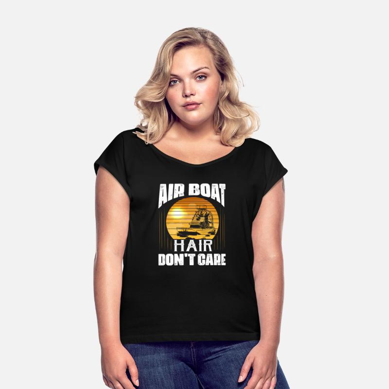 Air Boat Hair Don't Care Propeller Swamp Airboat H