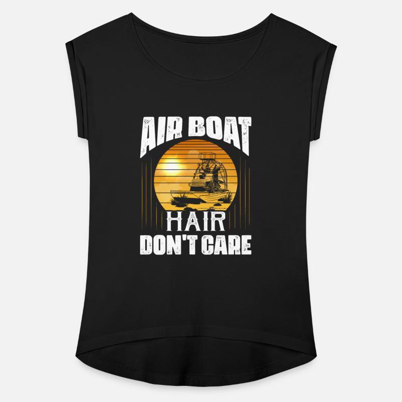 Air Boat Hair Don't Care Propeller Swamp Airboat H