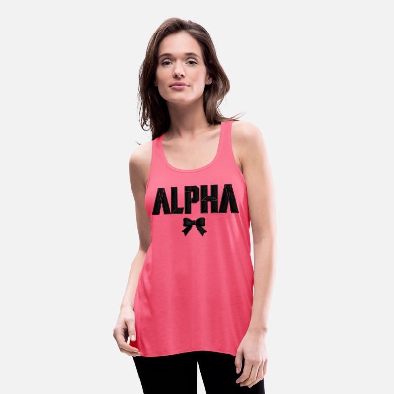 ALPHA Text With Decorative Bow