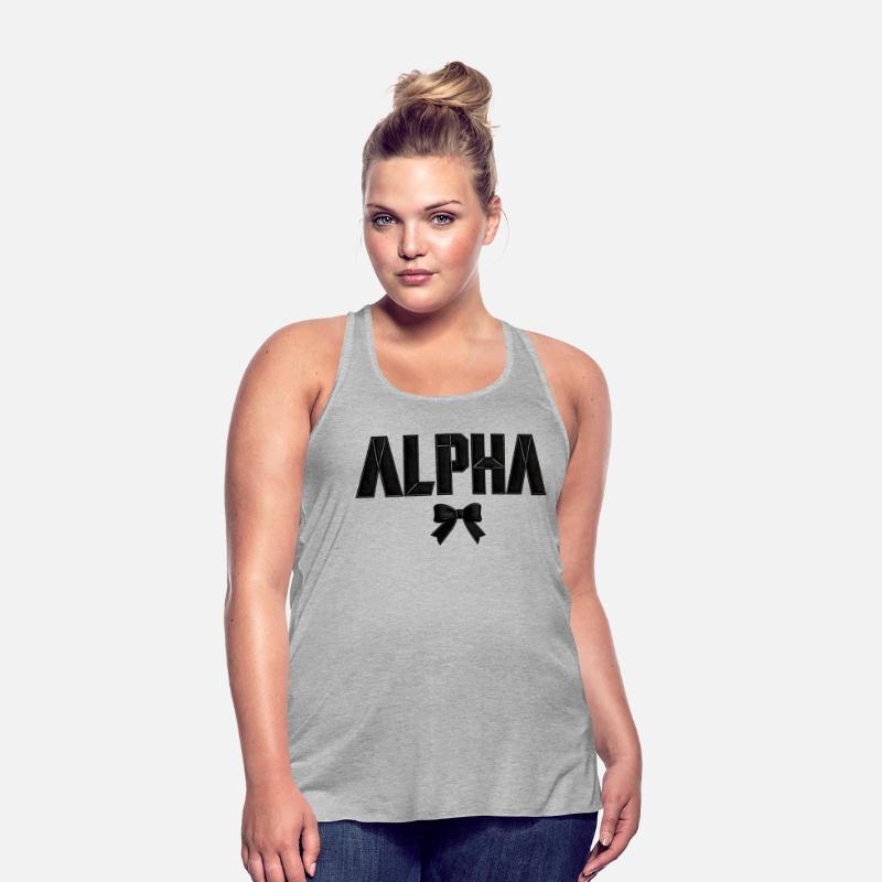 ALPHA Text With Decorative Bow