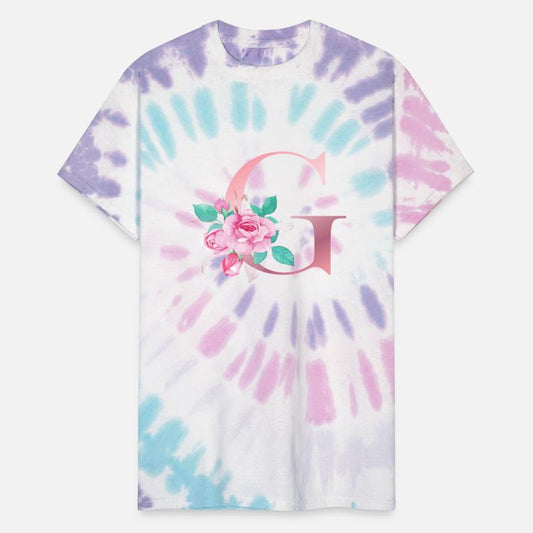 ALPHABET LETTER G IN FLORAL STYLE