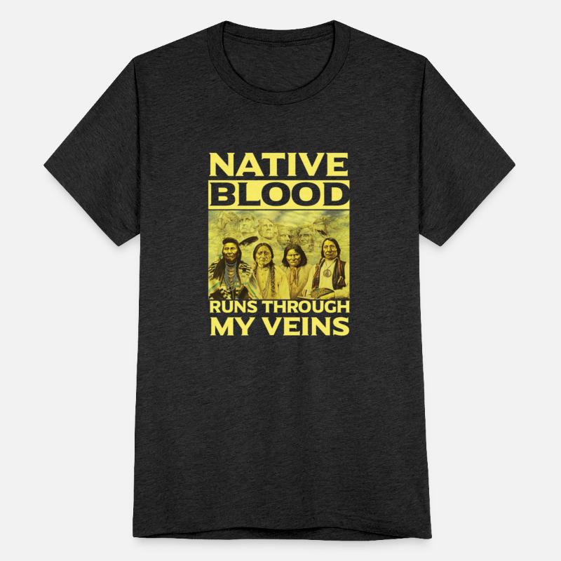 American indian,Native blood runs through my veins