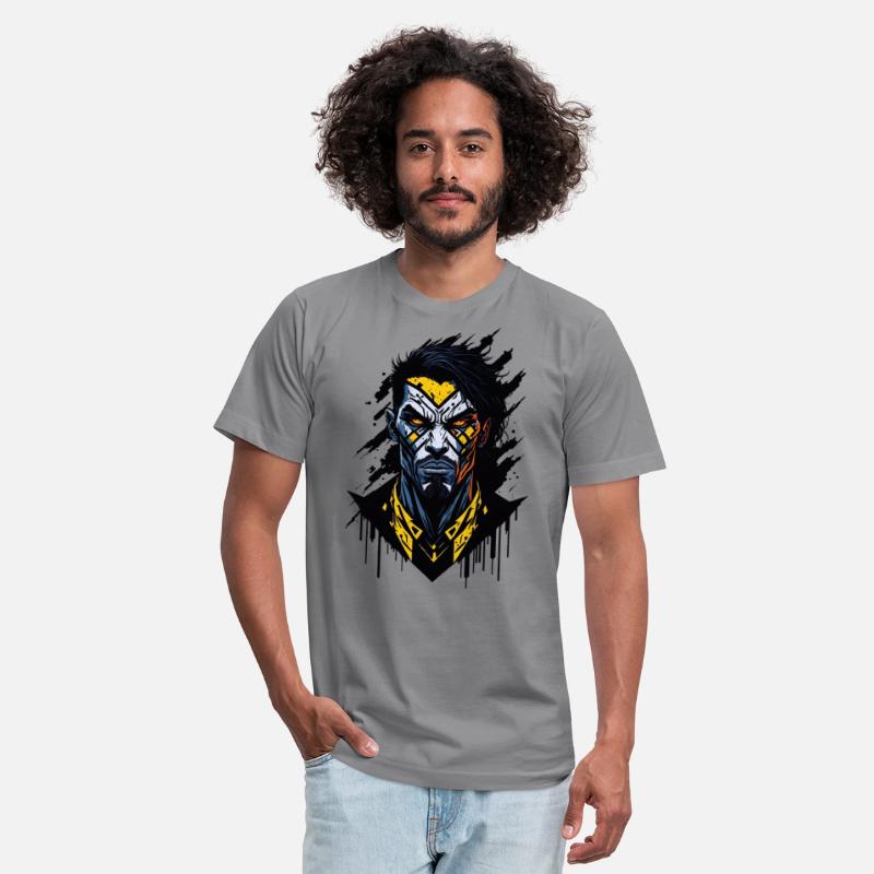 Angry Warrior: Mysterious Comic Style Art