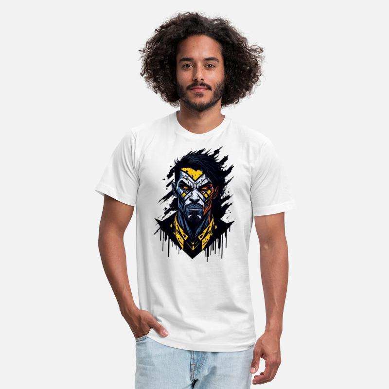 Angry Warrior: Mysterious Comic Style Art