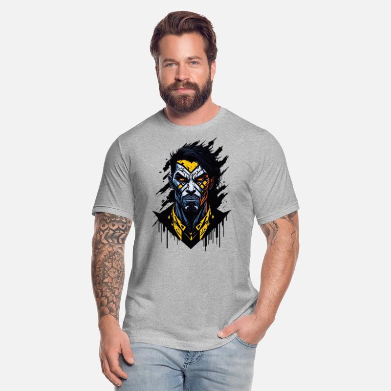 Angry Warrior: Mysterious Comic Style Art