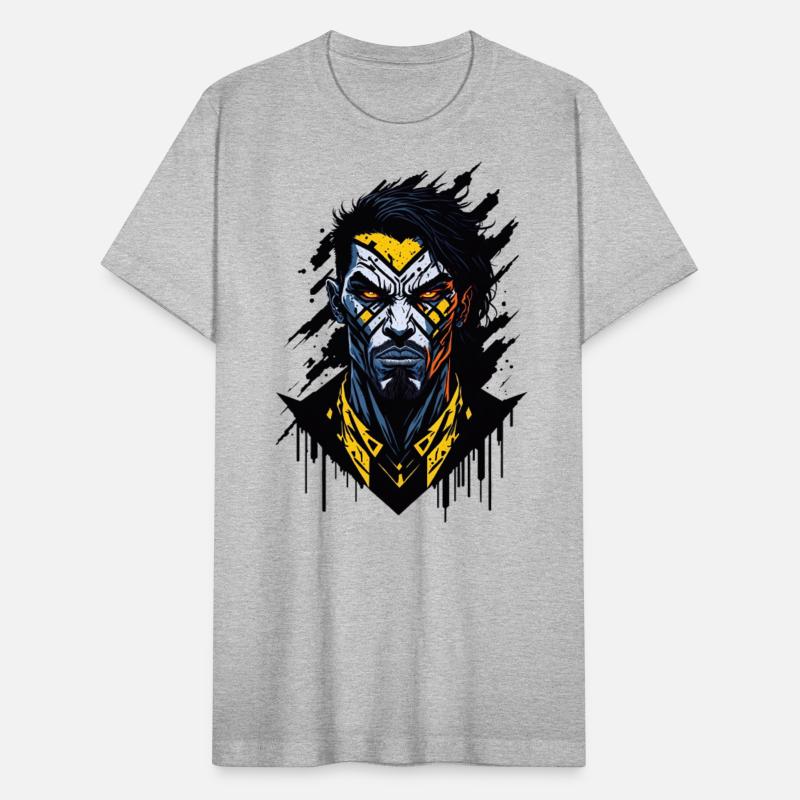 Angry Warrior: Mysterious Comic Style Art