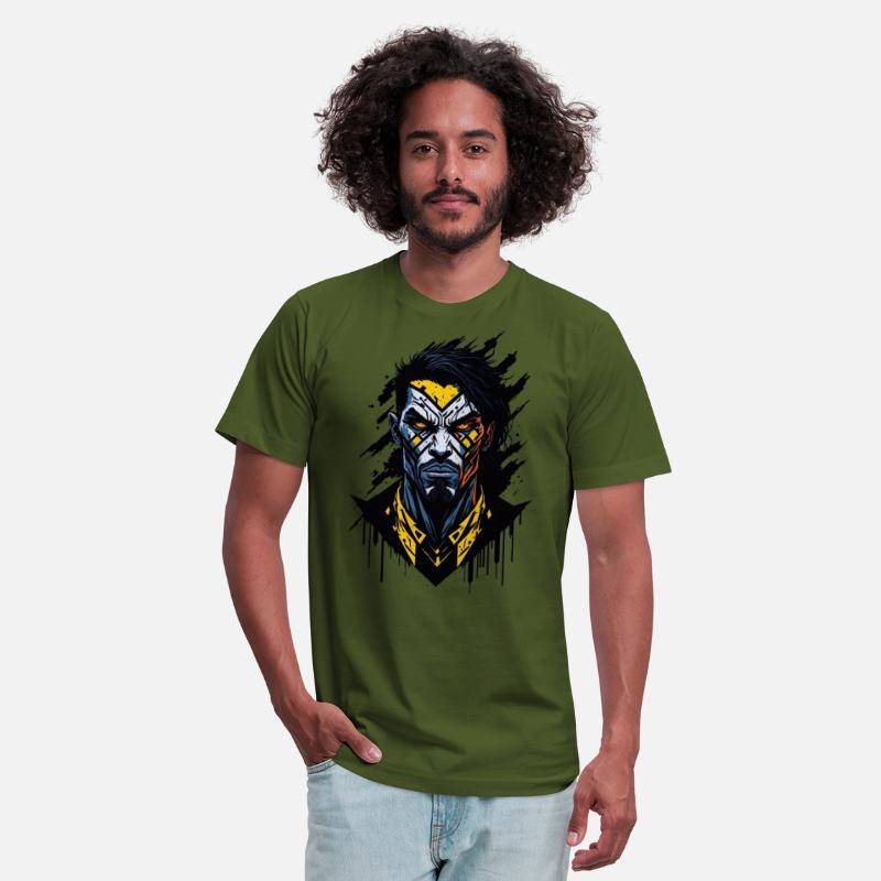 Angry Warrior: Mysterious Comic Style Art