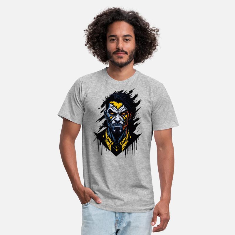 Angry Warrior: Mysterious Comic Style Art