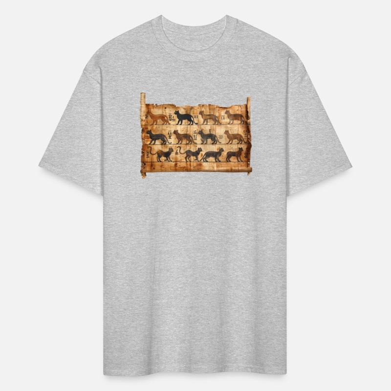 Anubis Kitten Papyrus Scroll Pyramid Egyptian Art