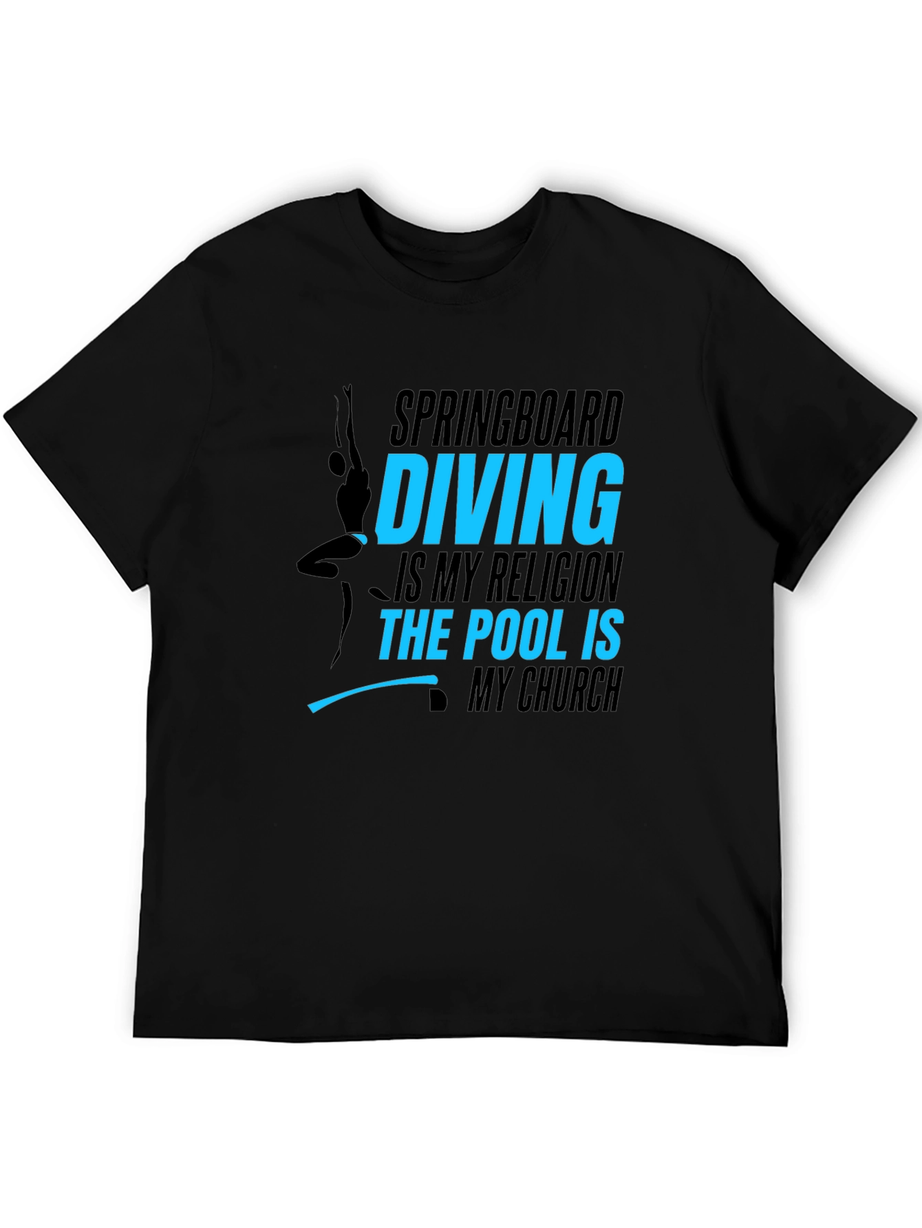 Diving Religion Black T-Shirt