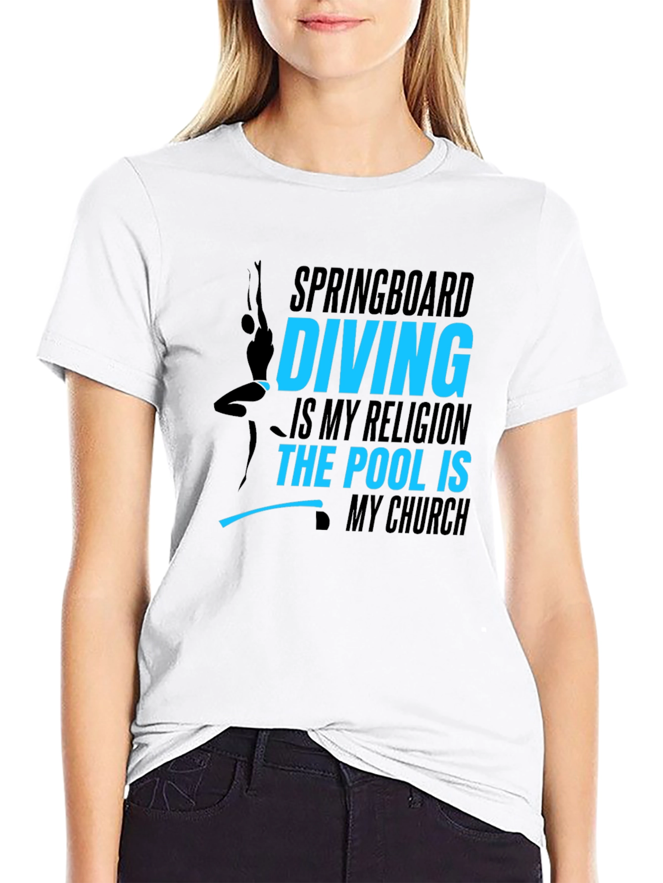 Diving Religion Black T-Shirt