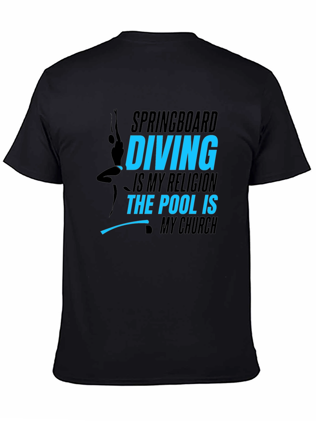 Diving Religion Black T-Shirt