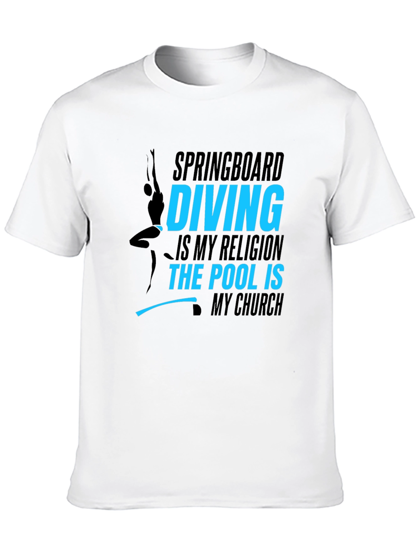 Diving Religion Black T-Shirt
