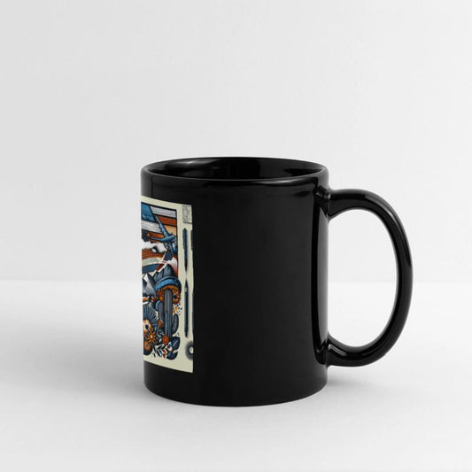 Astronaut and Mountain Adventure Illustration