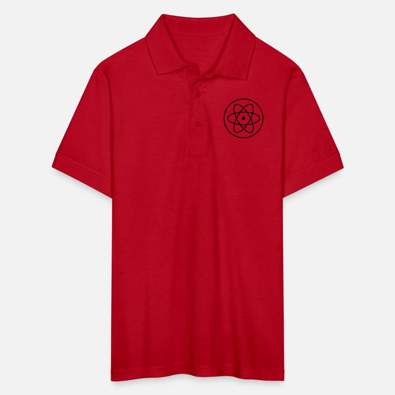 atom symbol researcher science laboratory circle l