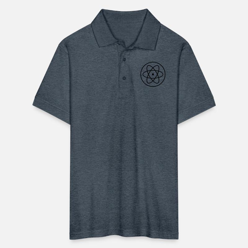 atom symbol researcher science laboratory circle l