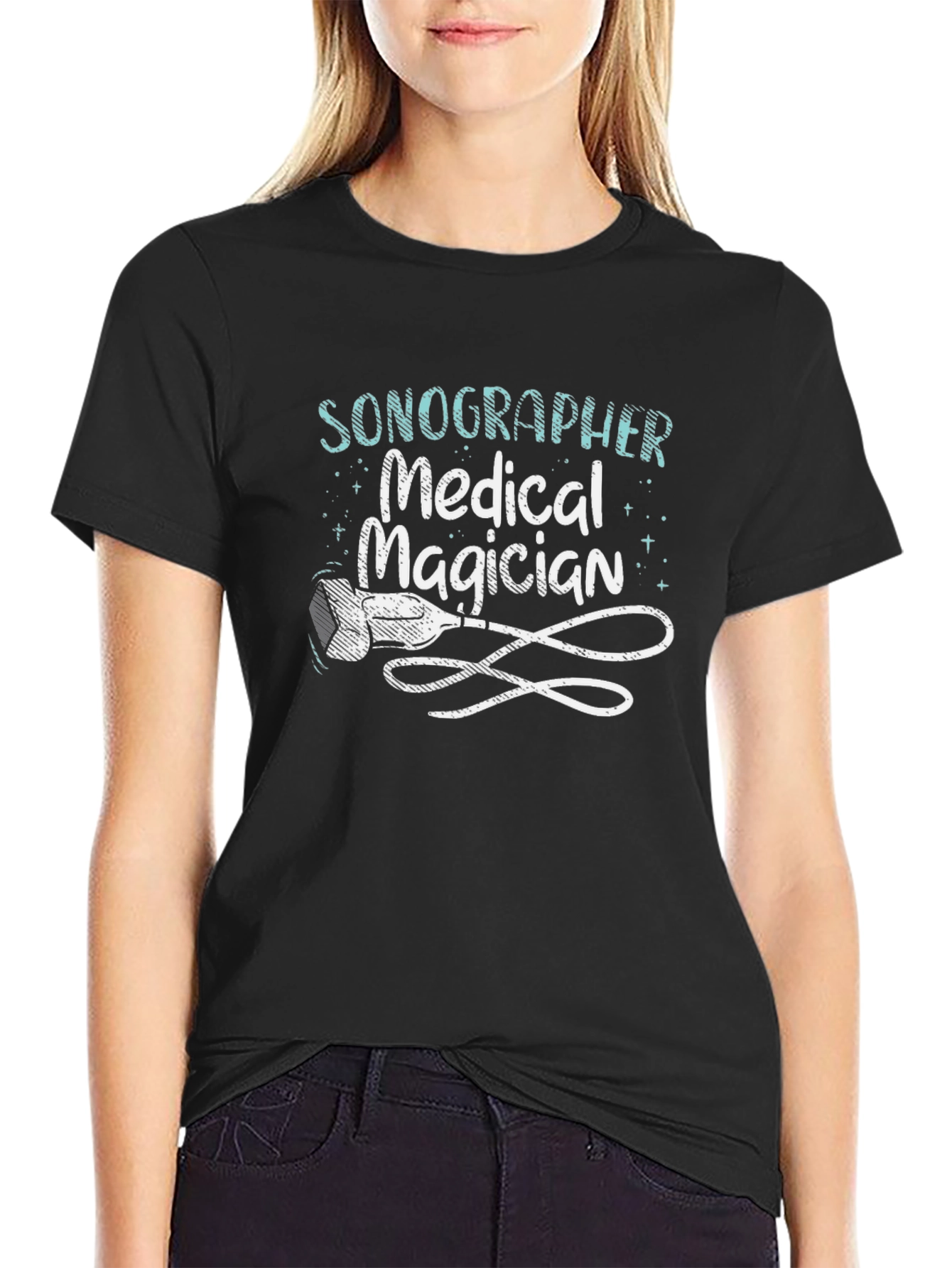 Sonographer Medical Magician Graphic Tee