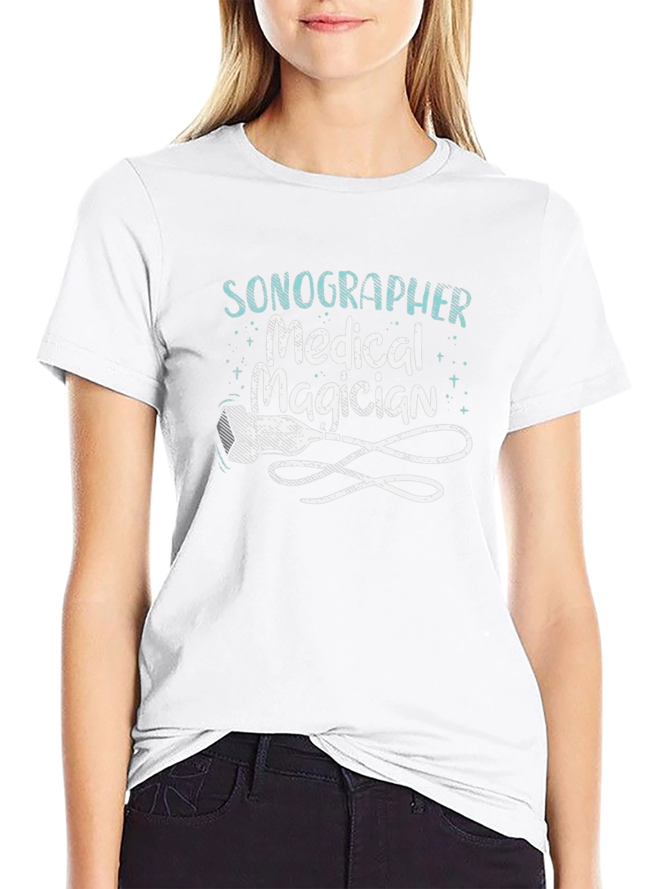Sonographer Medical Magician Graphic Tee