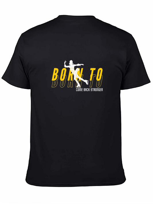 Born To Figure Skate Black T-Shirt
