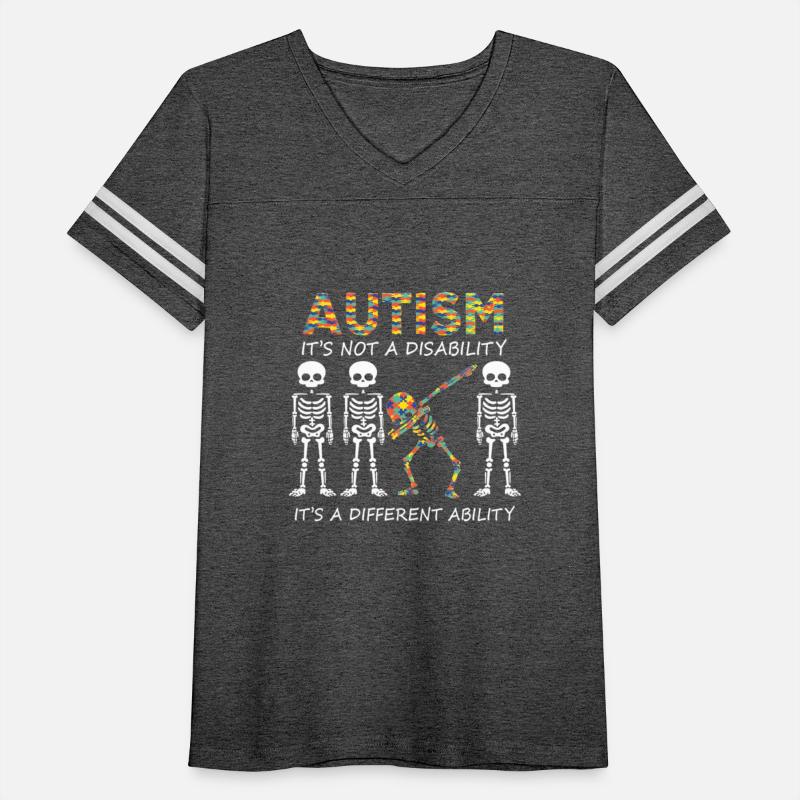 Autism It'S A Different Ability Dabbing Skeleton