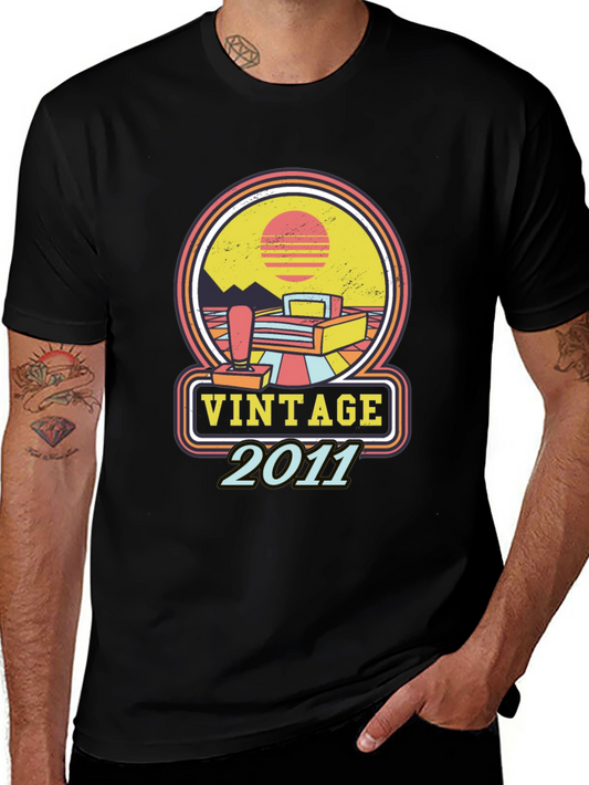 Vintage 2011 Retro Gaming T-Shirt