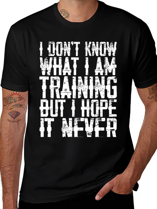 Funny Training Quote Black T-Shirt
