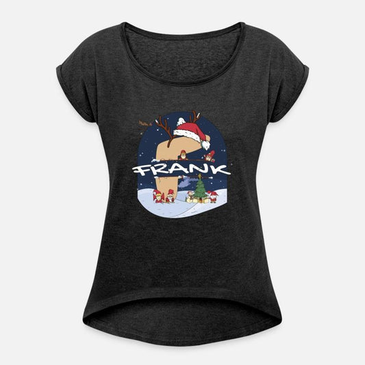 Awesome Frank Name w Santa Hat in Xmas Theme