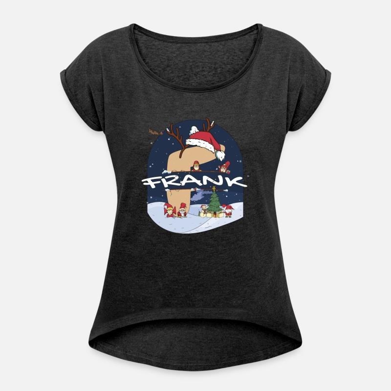 Awesome Frank Name w Santa Hat in Xmas Theme