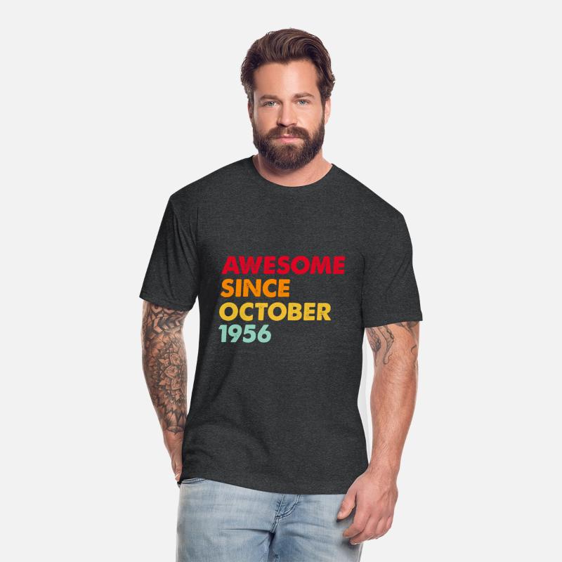 Awesome Since october 1956 66th Birthday Gifts